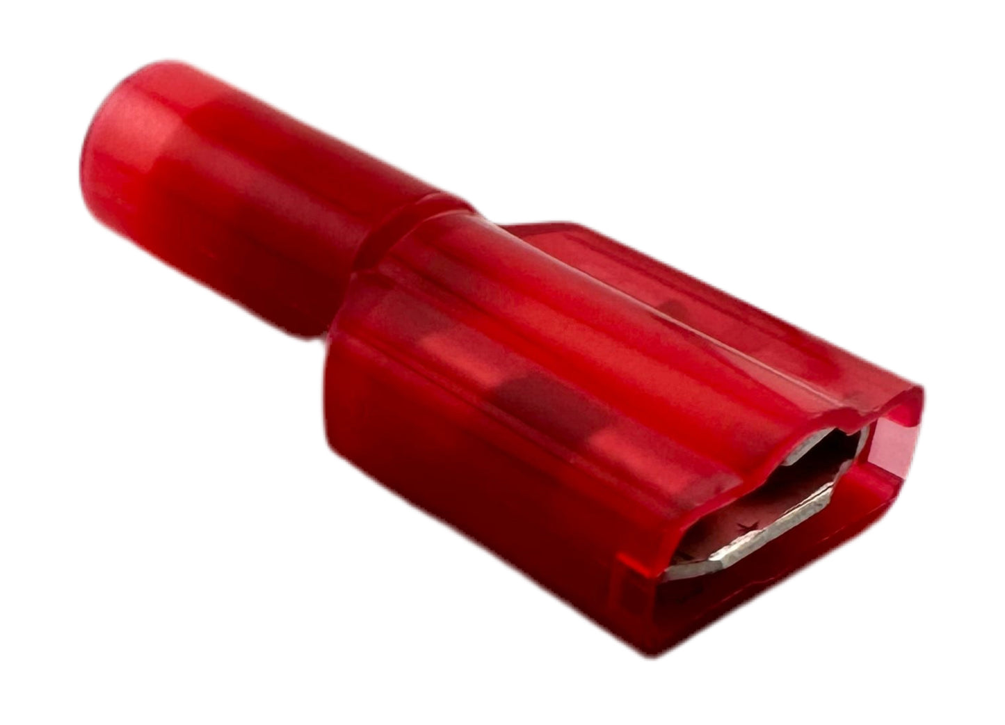 Fully Insulated Quick-Disconnect Terminals, Female, for 22-18 AWG, 0.250" Wide x 0.032" Thick