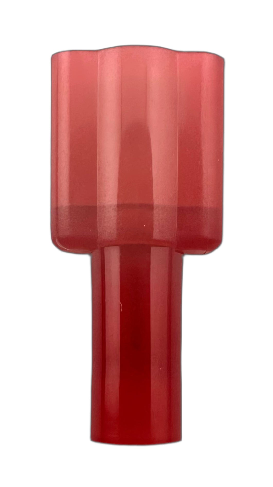 Fully Insulated Quick-Disconnect Terminals, Male, for 22-18 AWG, 0.250" Wide x 0.032" Thick straight view