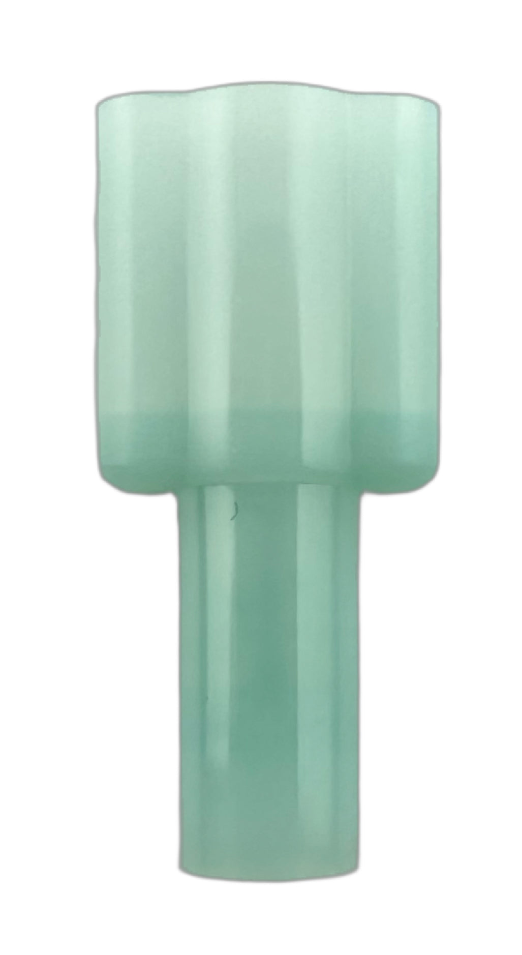 Fully Insulated Quick-Disconnect Terminals, Male, for 16-14 AWG, 0.250" Wide x 0.032" Thick straight view