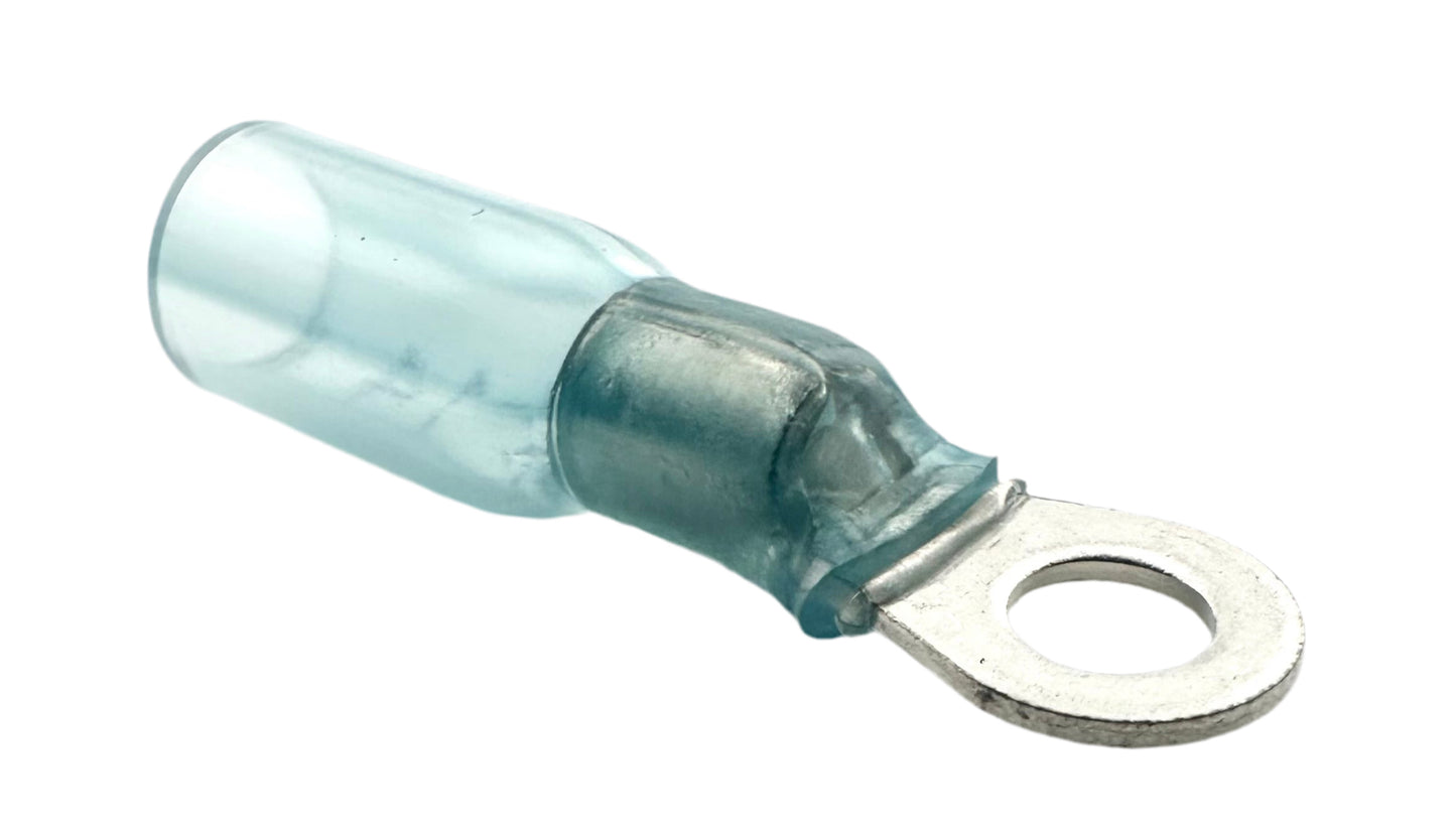 Heat-Shrink Ring Terminals, for 16-14 AWG and #8 screw