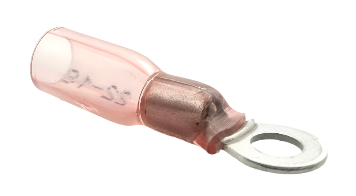 Heat-Shrink Ring Terminals, for 22-18 AWG and #8 screw