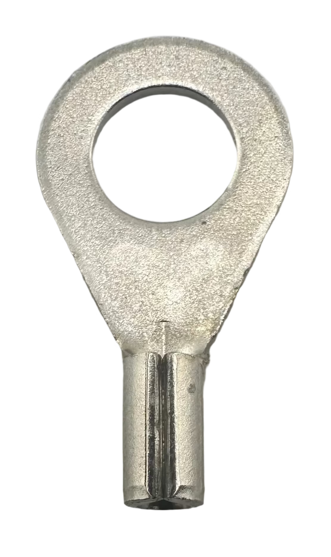 High Temperature Ring Terminals, for 22-18 AWG and 1/4" screw straight view