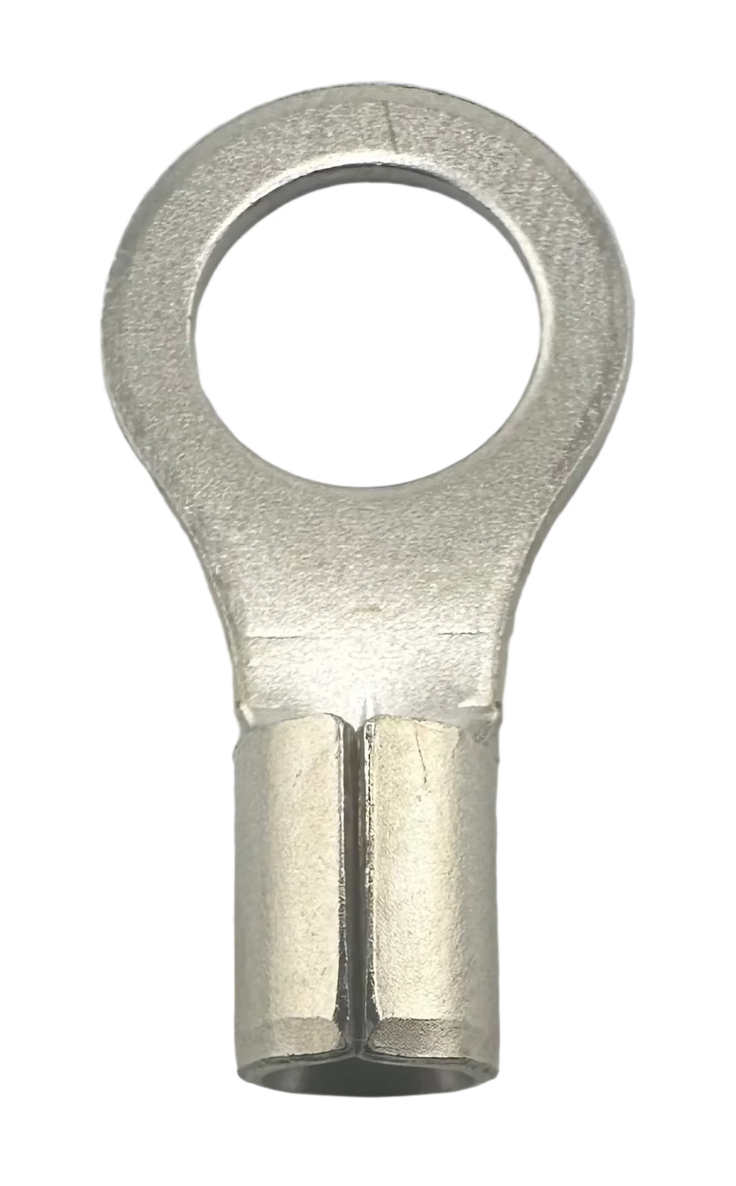 High Temperature Ring Terminals, for 8 AWG and 3/8" screw straight view