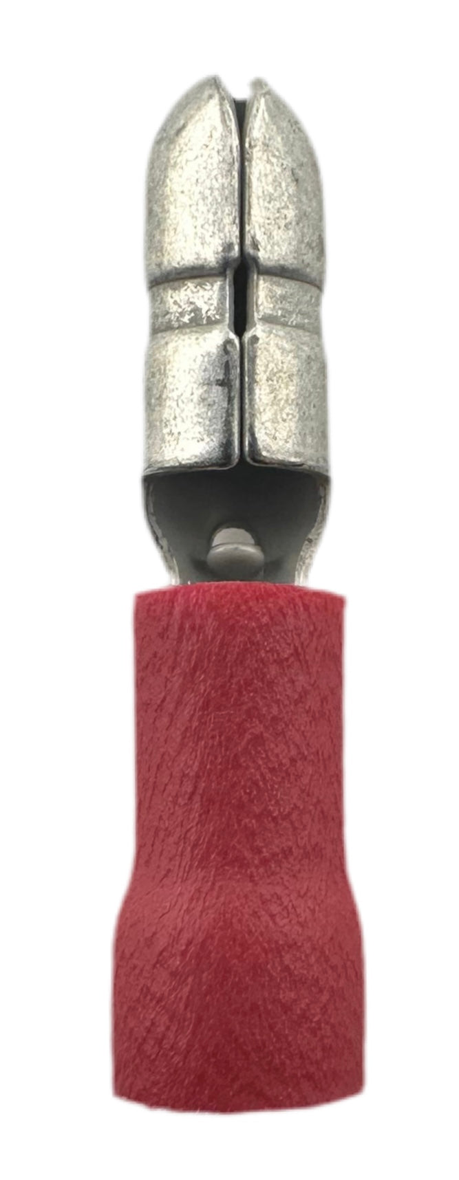 Insulated Bullet Terminals, male, for 22-18 AWG, 0.157" wide straight view