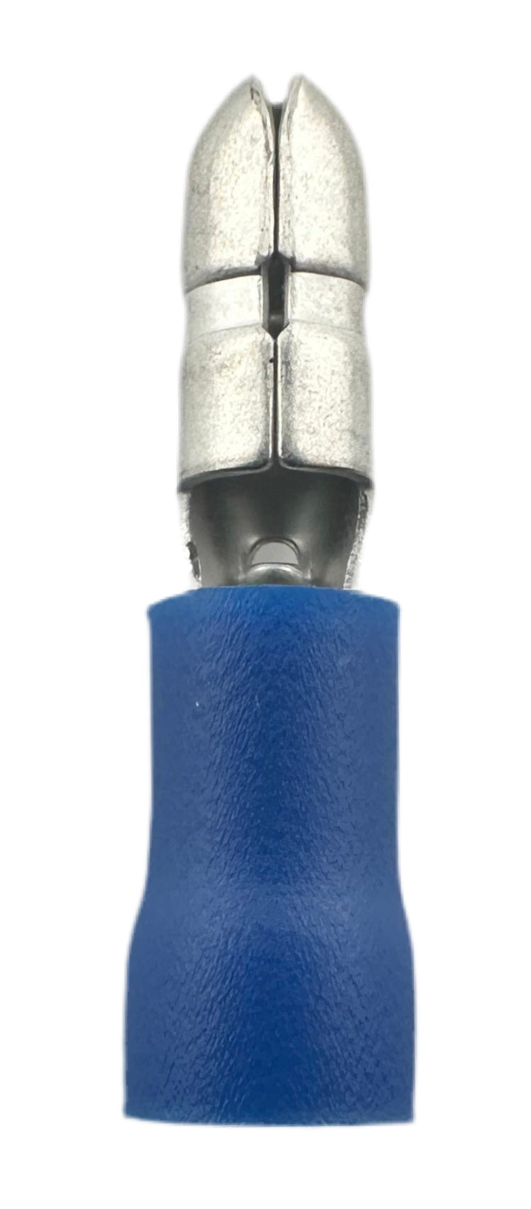 Insulated Bullet Terminals, male, for 16-14 AWG, 0.157" wide straight view