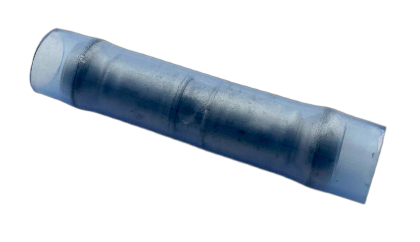 Insulated Crimp-On Butt Splices, for 16-14 AWG, nylon insulation, double crimp