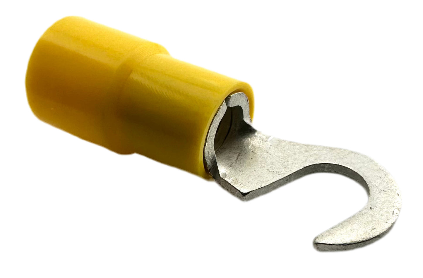 Insulated Hook Terminals, for 12-10 AWG and #10 screw, vinyl insulation