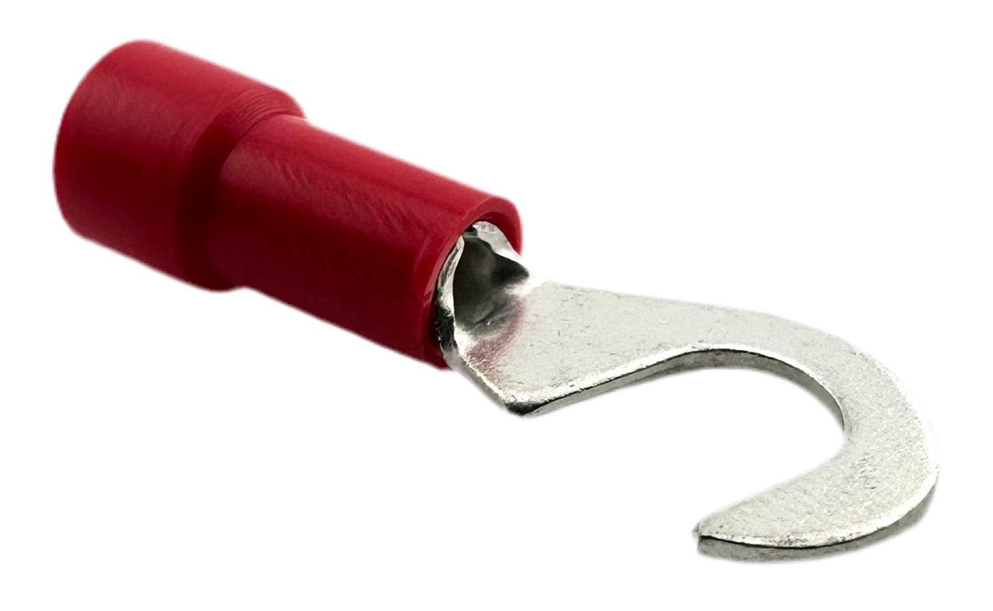 Insulated Hook Terminals, for 22-18 AWG and #10 screw, vinyl insulation