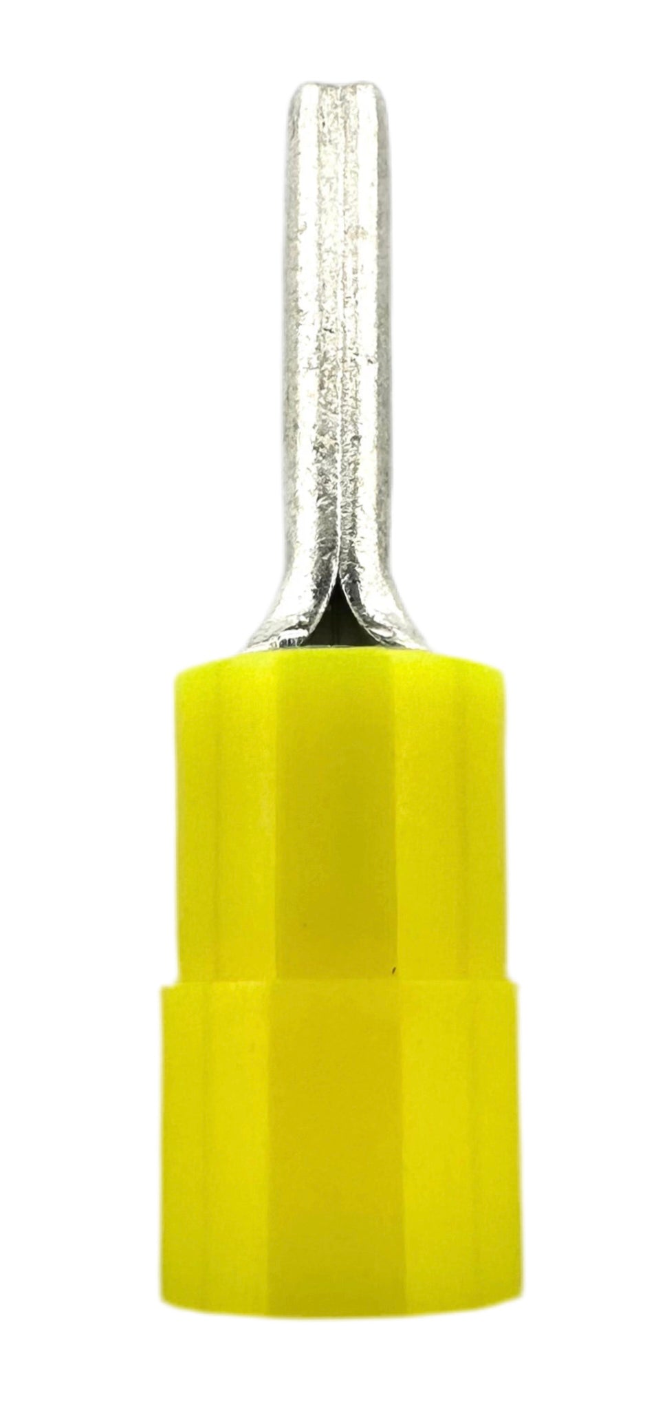 Insulated Pin Terminals, for 12-10 AWG, nylon insulation straight view