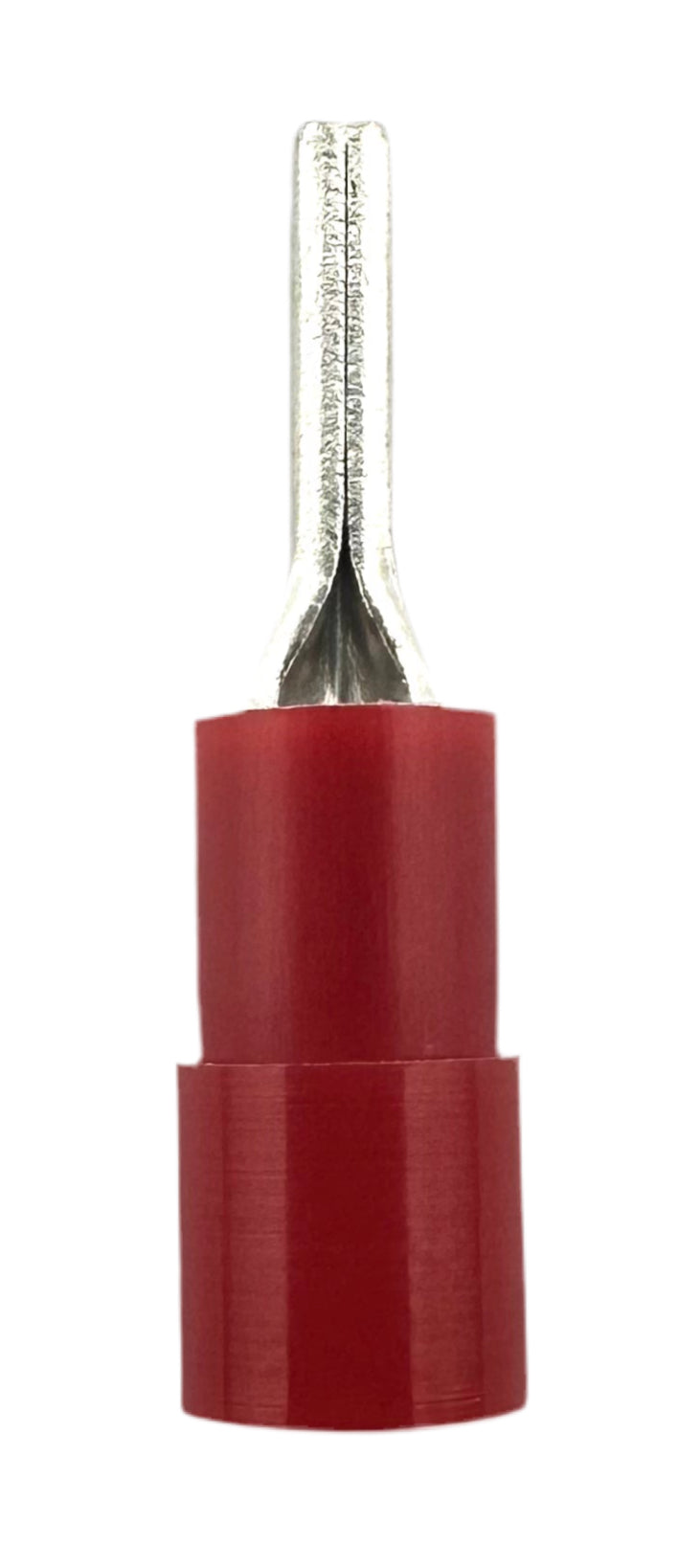 Insulated Pin Terminals, for 22-18 AWG, nylon insulation straight view
