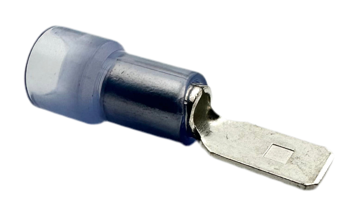 Insulated Quick-Disconnect Terminals, Male, for 16-14 AWG, 0.187" Wide x 0.020" Thick