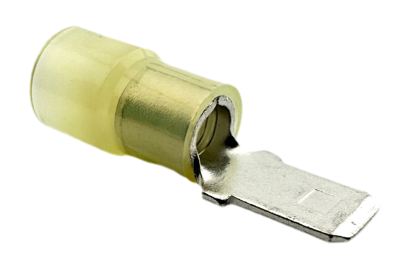 Insulated Quick-Disconnect Terminals, Male, for 12-10 AWG, 0.250" Wide x 0.032" Thick