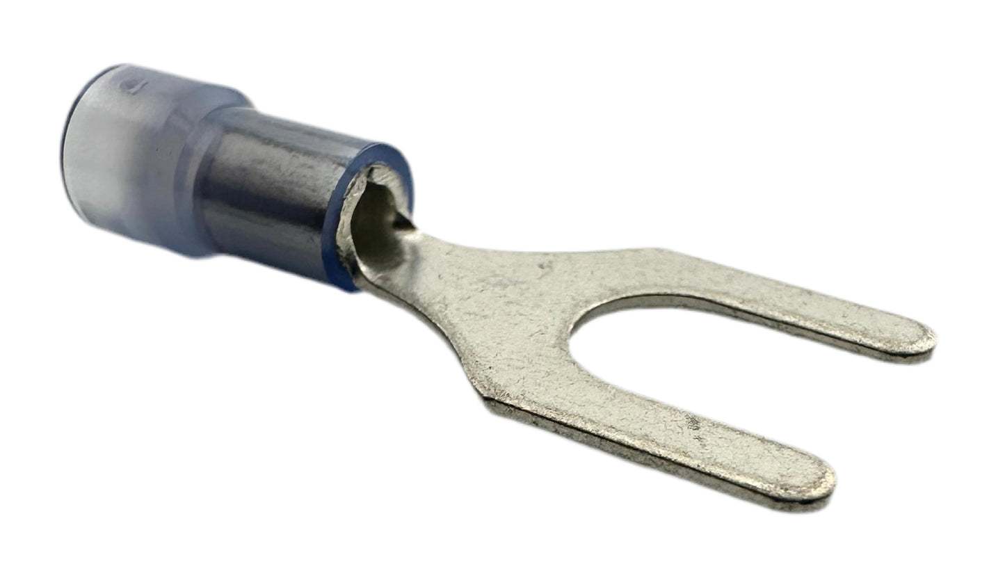 Insulated Spade Terminals, for 16-14 AWG and 1/4" screw