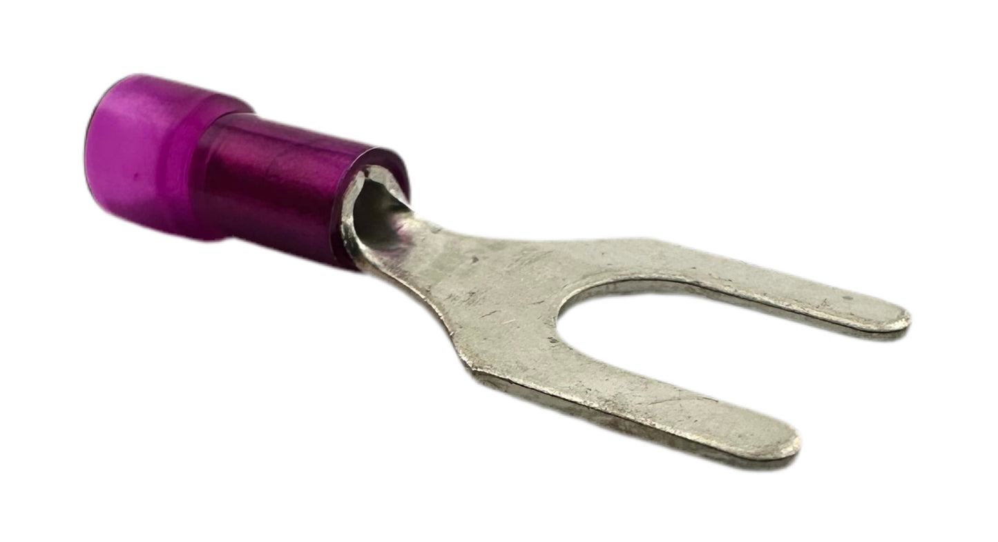 Insulated Spade Terminals, for 22-18 AWG and 1/4" screw