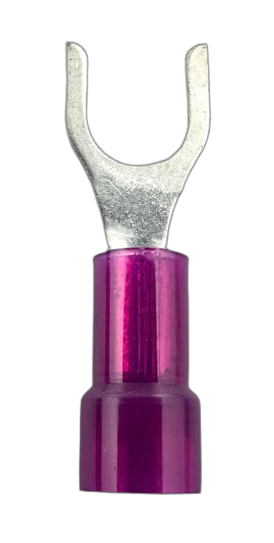 Insulated Spade Terminals, for 22-18 AWG and #10 screw straight view