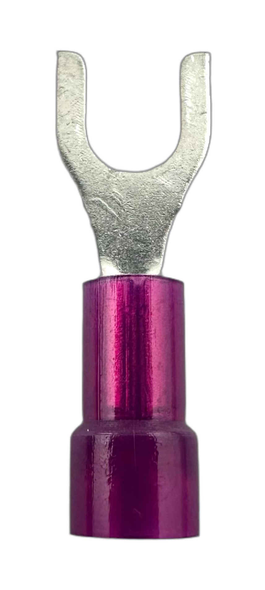 Insulated Spade Terminals, for 22-18 AWG and #8 screw straight view