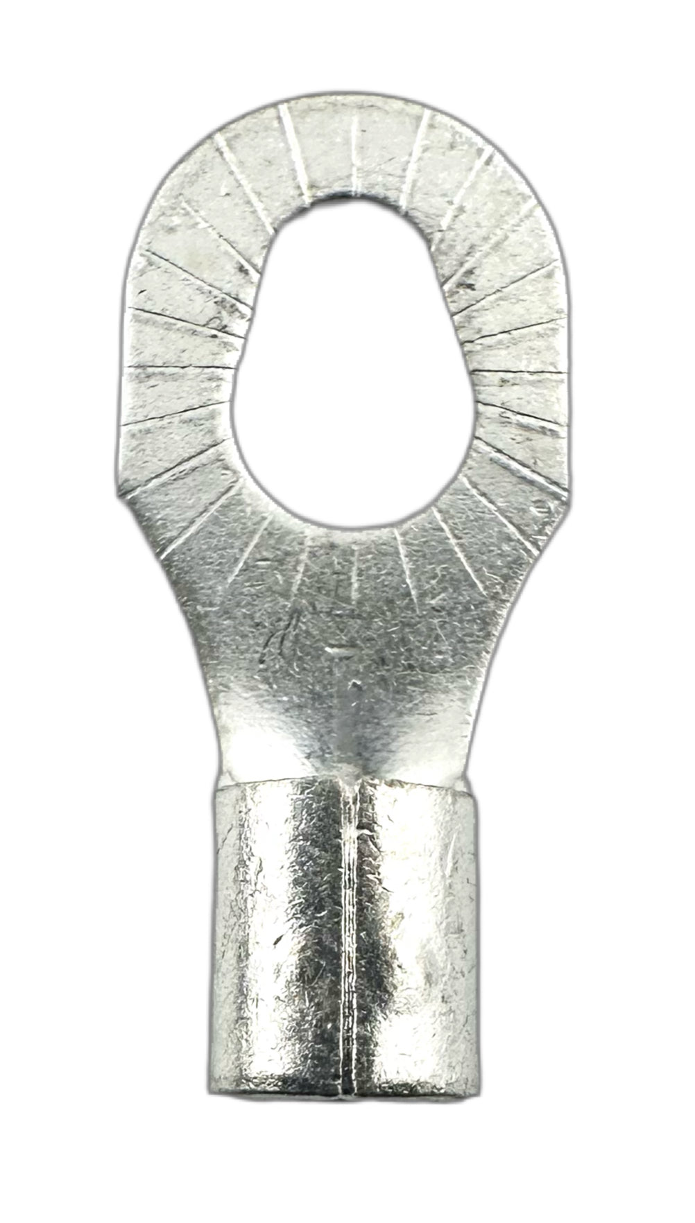 Noninsulated Multi-Stud Ring Terminals, for 12-10 AWG and #6, #8, #10 screws straight view