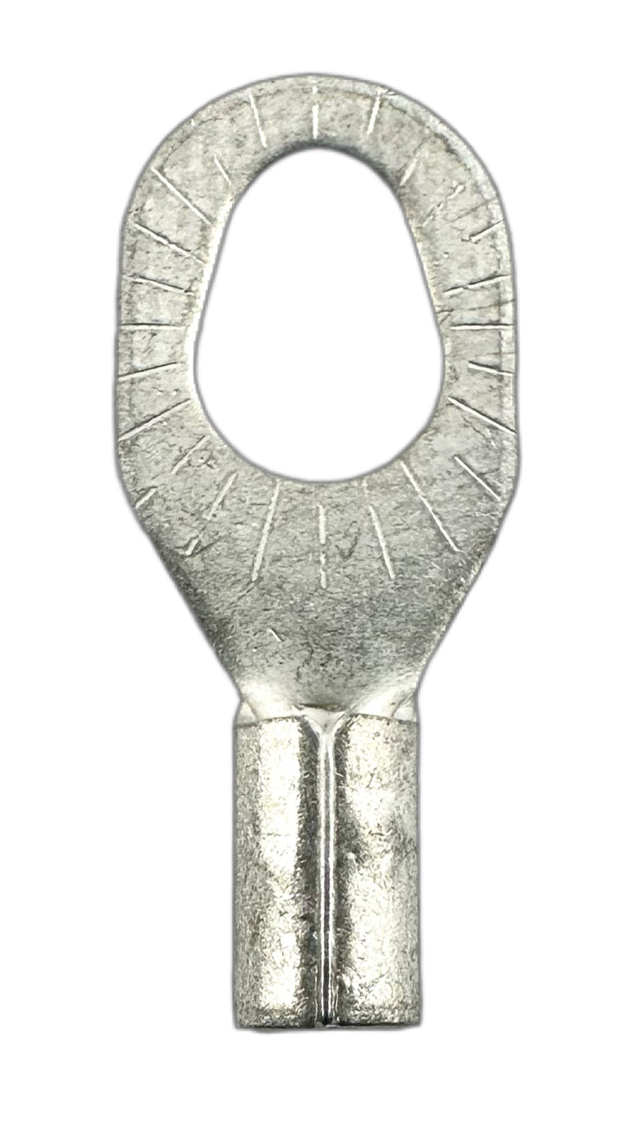 Noninsulated Multi-Stud Ring Terminals, for 16-14 AWG and #6, #8, #10 screws straight view