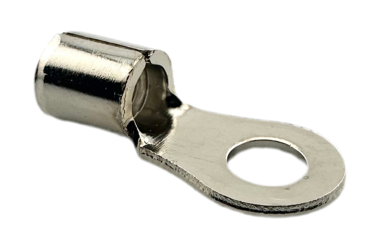 Noninsulated Ring Terminals, for 12-10 AWG and #8 screw