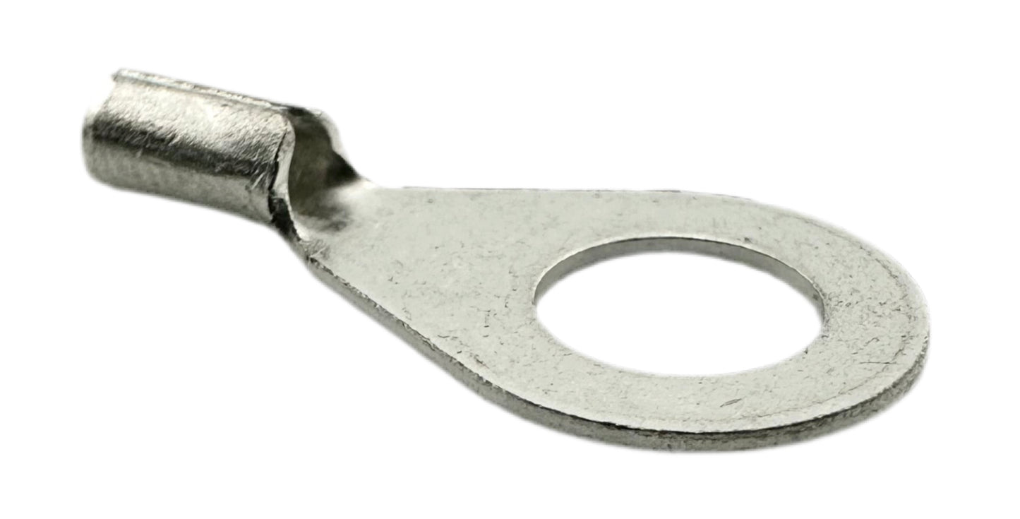 Noninsulated Ring Terminals, for 22-18 AWG and 1/4" screw