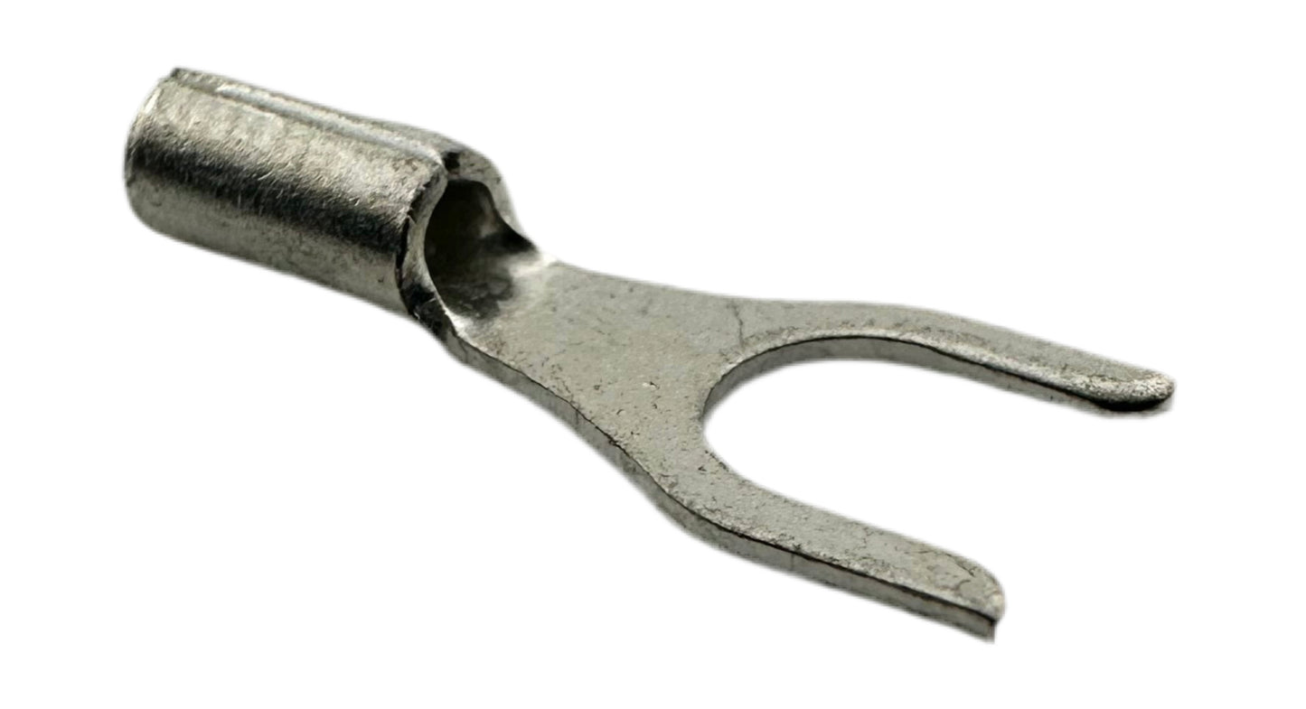 Noninsulated Spade Terminals, for 22-18 AWG and #10 screw