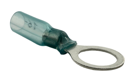 Heat-Shrink Ring Terminals, for 16-14 AWG and 3/8" screw