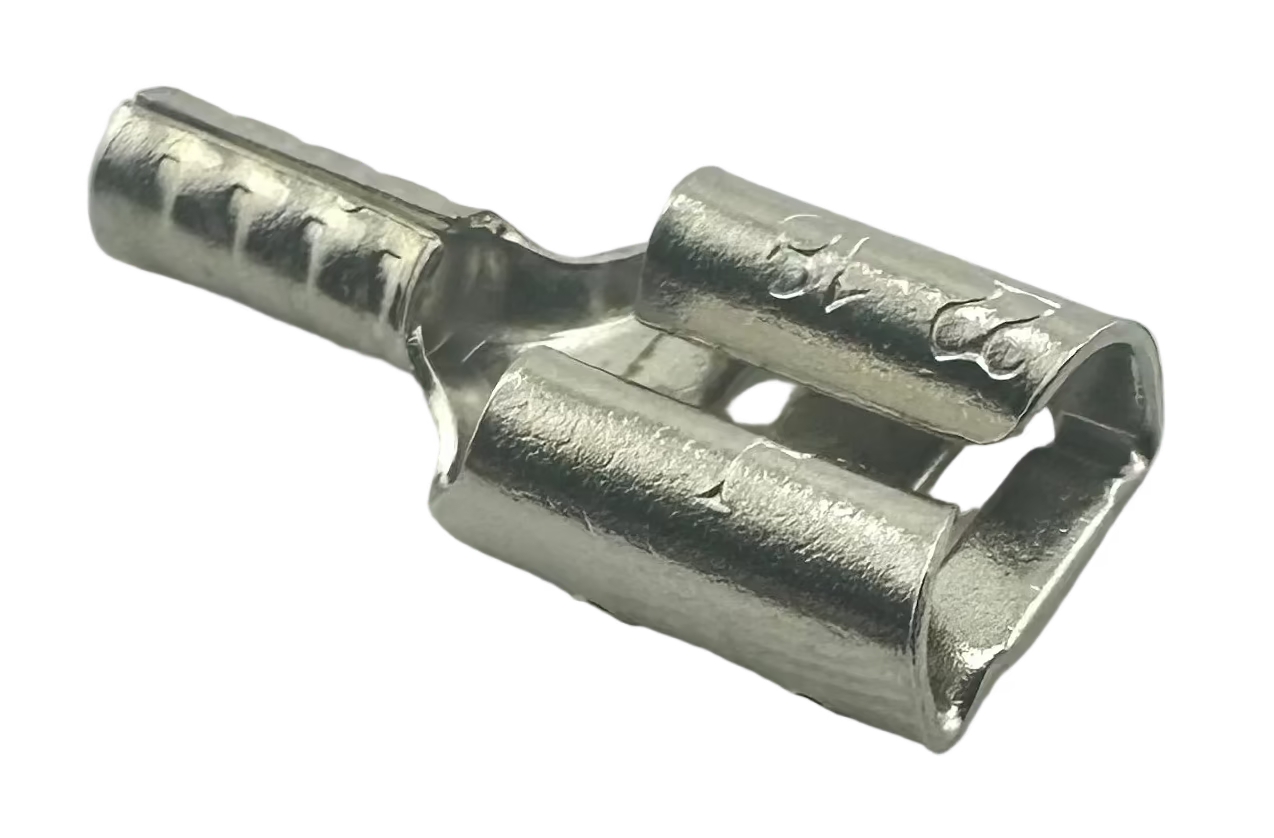 High Temperature Quick-Disconnect Terminals, female, for 22-18 AWG, 0.250" wide x 0.032" thick