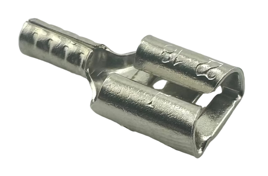 High Temperature Quick-Disconnect Terminals, female, for 22-18 AWG, 0.250" wide x 0.032" thick