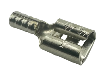 High Temperature Quick-Disconnect Terminals, female, for 16-14 AWG, 0.250" wide x 0.032" thick