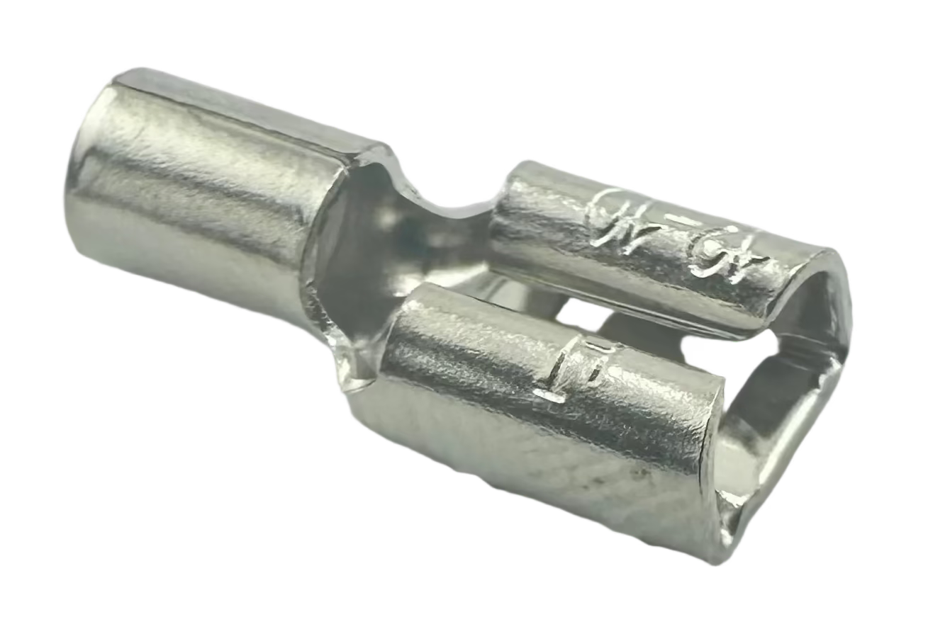 High Temperature Quick-Disconnect Terminals, female, for 12-10 AWG, 0.250" wide x 0.032" thick