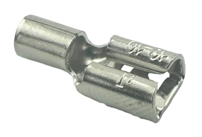 High Temperature Quick-Disconnect Terminals, female, for 12-10 AWG, 0.250" wide x 0.032" thick