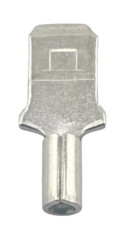 High Temperature Quick-Disconnect Terminals, male, for 22-18 AWG, 0.250" wide x 0.032" thick straight view
