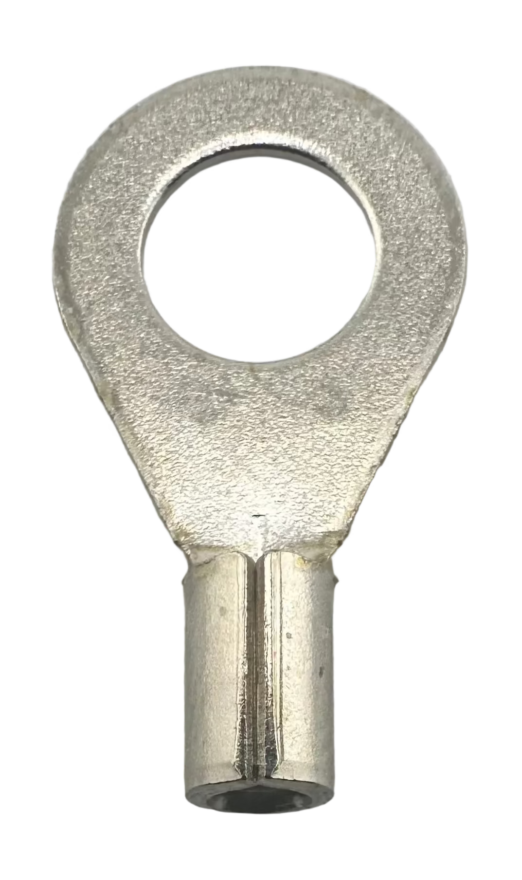 High Temperature Ring Terminals, for 16-14 AWG and 1/4" screw straight view
