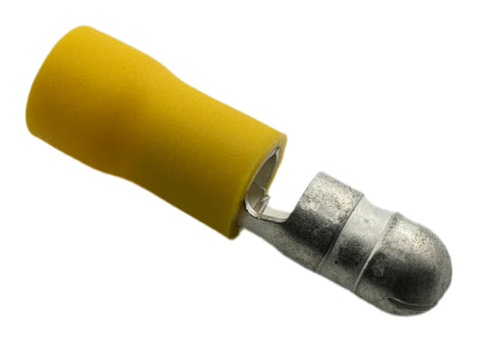 Insulated Bullet Terminals, male, for 12-10 AWG, 0.195" wide
