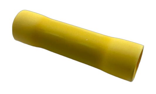 Insulated Crimp-On Butt Splices, for 12-10 AWG, vinyl insulation