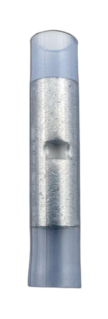 Insulated Crimp-On Butt Splices, for 16-14 AWG, nylon insulation straight view