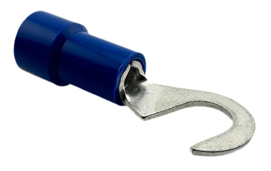 Insulated Hook Terminals, for 16-14 AWG and #10 screw, vinyl insulation