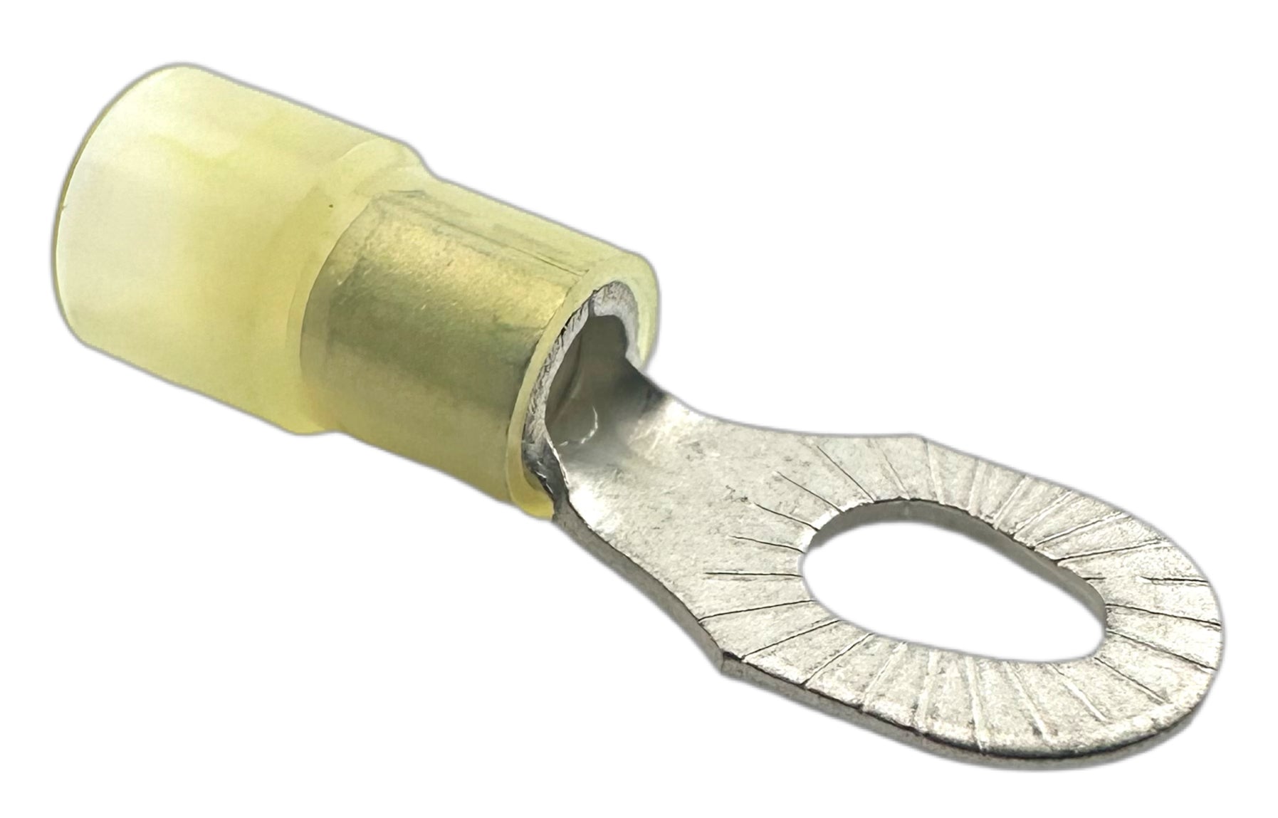 Insulated Multi-Stud Ring Terminals, for 12-10 AWG and #6, #8, #10 screws, nylon insulation