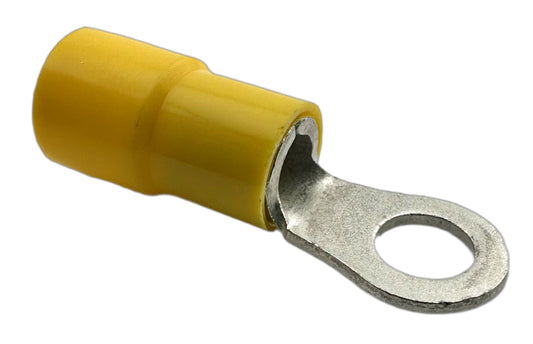 Insulated Ring Terminals, for 12-10 AWG and #10 screw, vinyl insulation