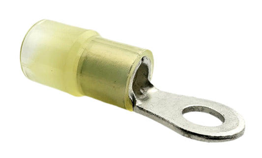 Insulated Ring Terminals, for 12-10 AWG and #8 screw, nylon insulation