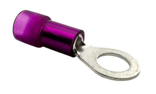 Insulated Ring Terminals, for 22-18 AWG and #10 screw, nylon insulation