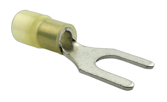 Insulated Spade Terminals, for 12-10 AWG and 1/4" screw