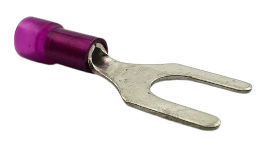 Insulated Spade Terminals, for 22-18 AWG and 1/4" screw