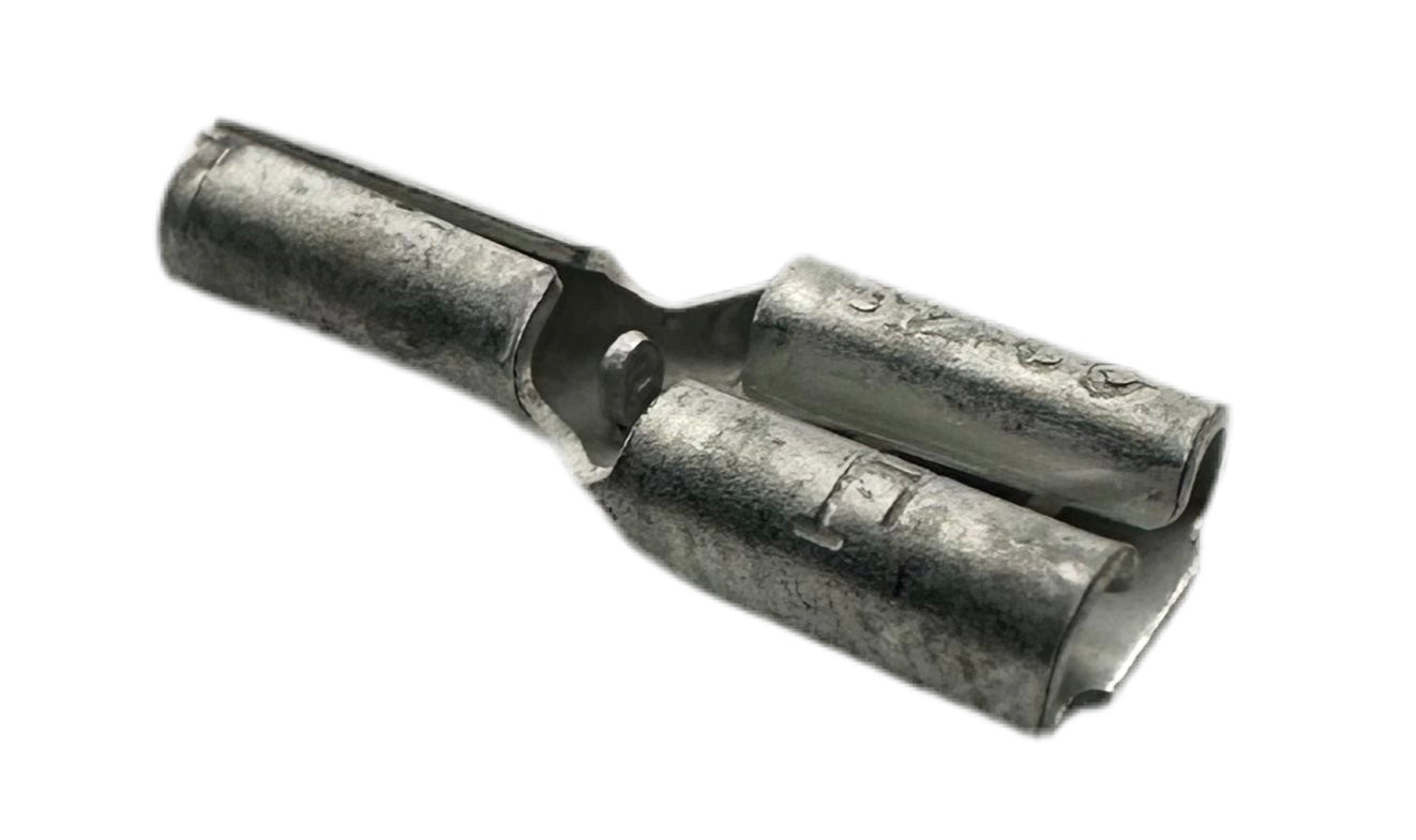 Noninsulated Quick-Disconnect Terminals, Female, for 22-18 AWG, 0.187" wide x 0.020" thick