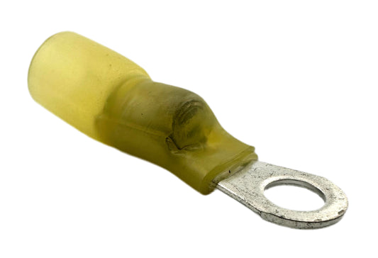 Solder-Loaded Heat-Shrink Ring Terminals, for 12-10 AWG and #10 screw