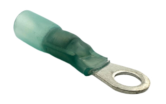 Solder-Loaded Heat-Shrink Ring Terminals, for 16-14 AWG and #10 screw