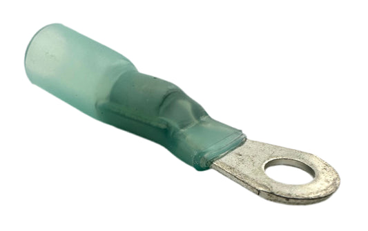 Solder-Loaded Heat-Shrink Ring Terminals, for 16-14 AWG and #8 screw